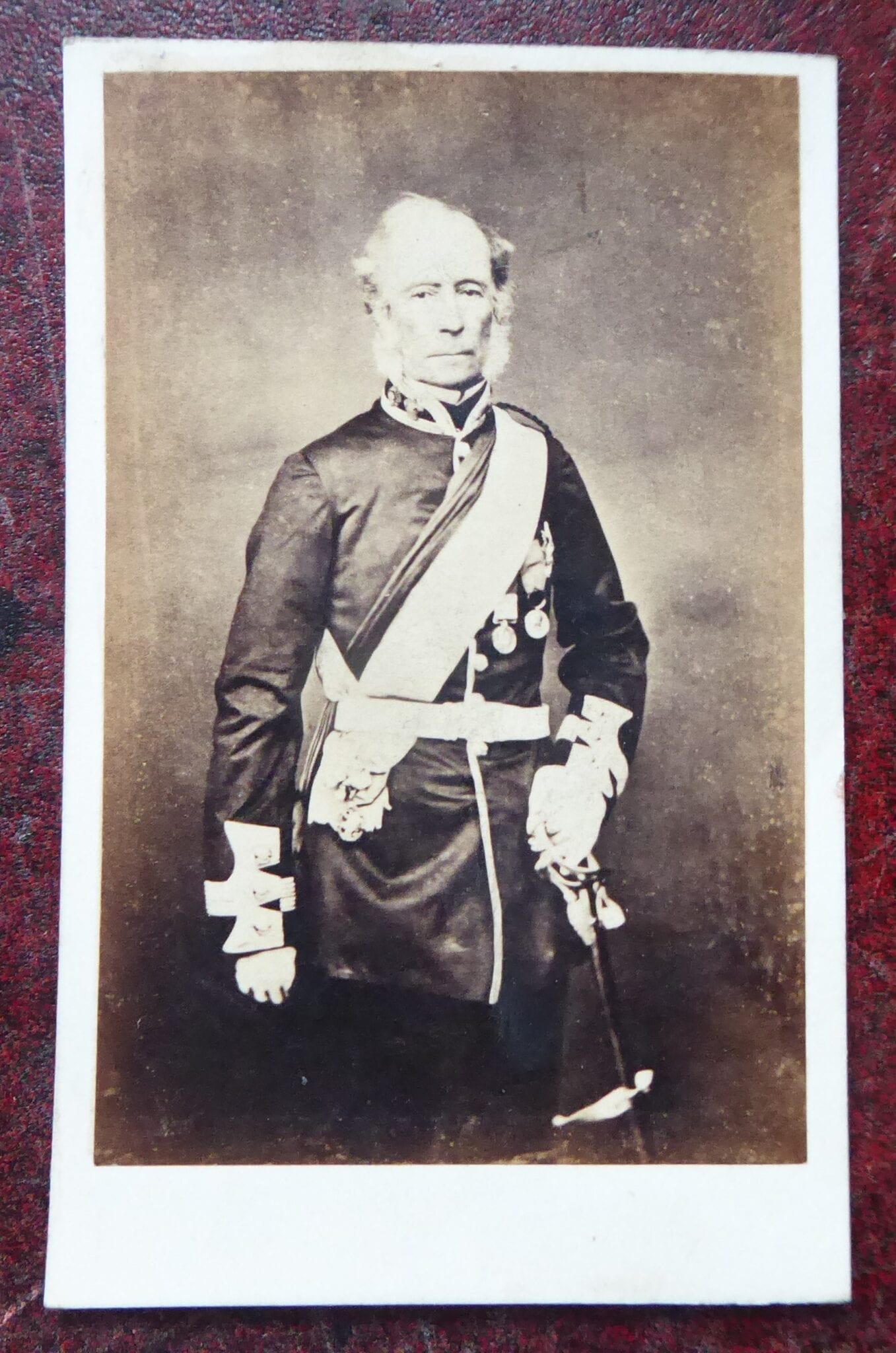 Charles Lennox, Duke of Richmond, a cdv portrait in uniform wearing the ...