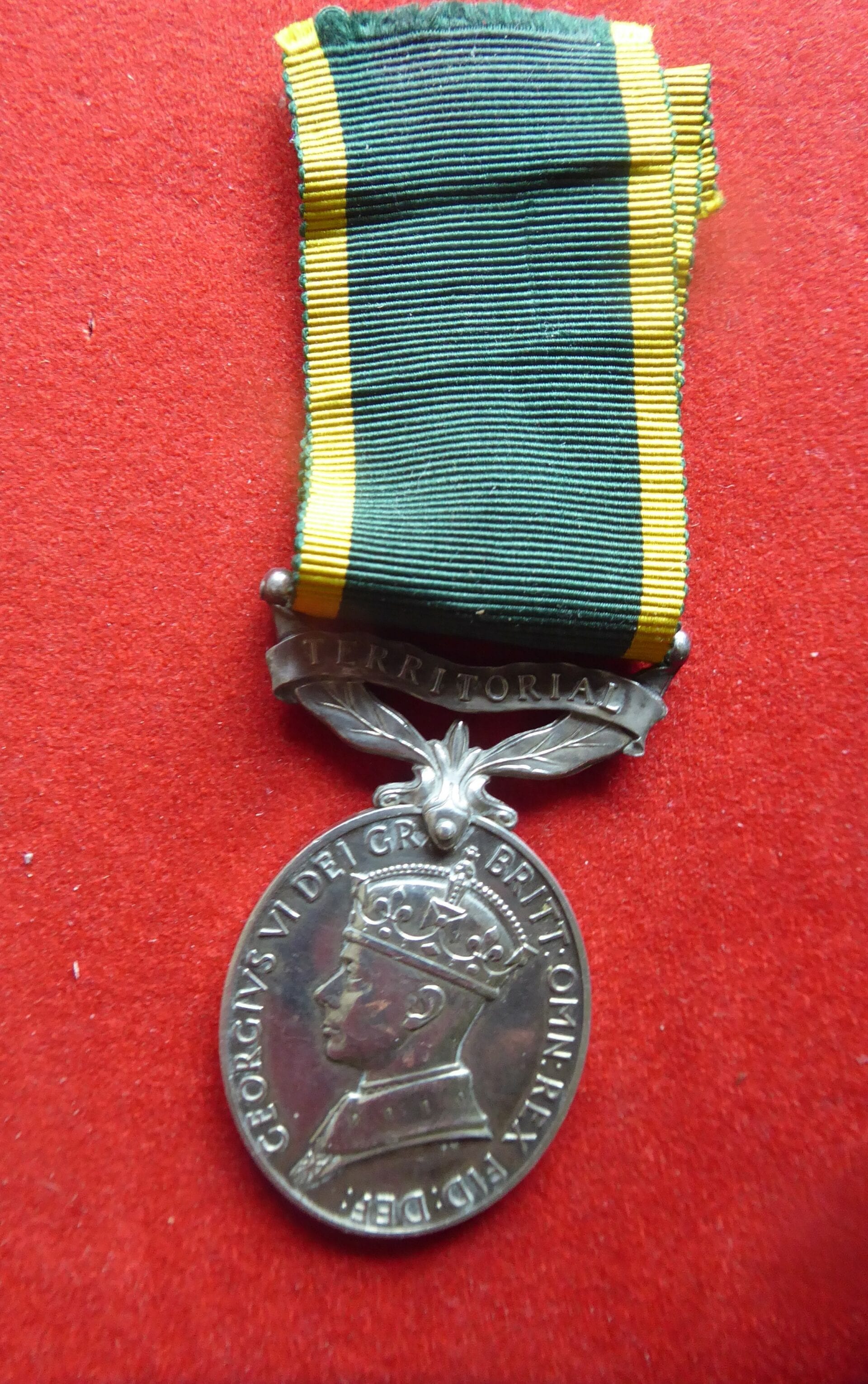 Territorial Efficiency Medal, George VI, 2nd type – Bates and Hindmarch