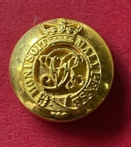 Colonel's 23mm gilt, mounted button, Victorian