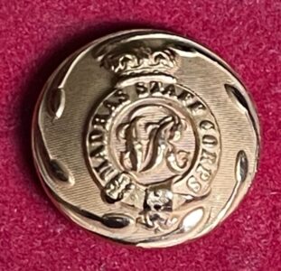 Madras Staff Corps, officer's 25mm button