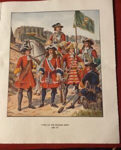 Oakes-Jones, Captain Herbert: personal Christmas card with coloured print by him